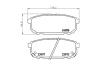 Колодки тормозные дисковые задние Kia Sorento (02-11) NISSHINBO NP6052 (фото 2)