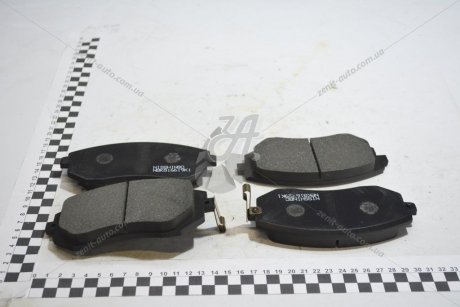 Колодки тормозные дисковые передние Subaru Forester, Impreza, Legacy, Outback 2.0, 2.5 (06-) NISSHINBO NP7001 (фото 1)