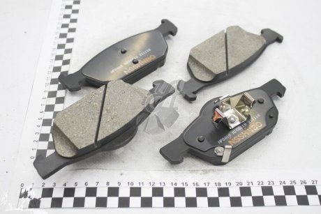 Колодки тормозные дисковые передние Honda Cicic IX 1.6, 1.8, 2., 2.2 (12-), Accord VIII 2.0, 2.4 (08-) NISSHINBO NP8018