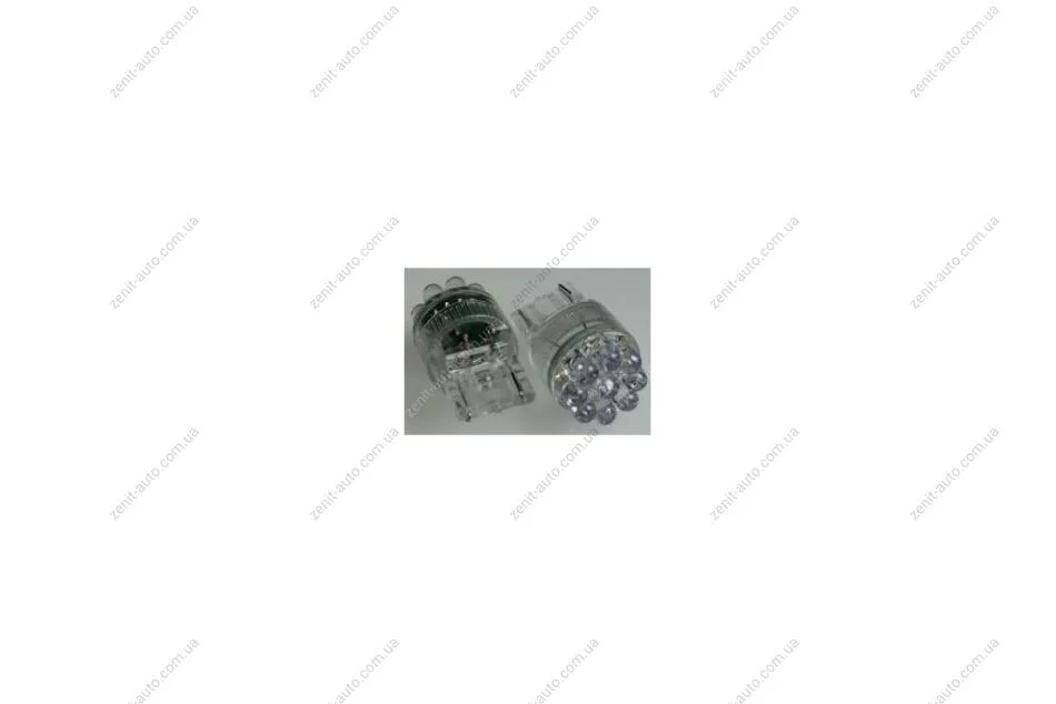 Лампа светодиодная 12V T20 W3x16d W21W (7440) (9SMD 28х35) 0.52W (габарит/стоп-сигнал) (для японских аWо) белый Nord YADA Nord YADA 901981 (фото 1)