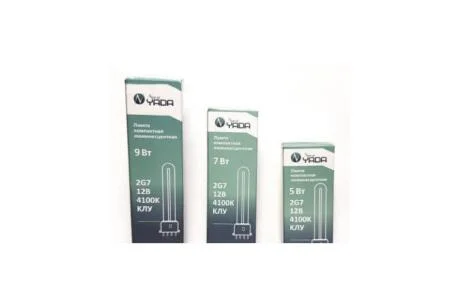 Лампа люминисцентная КЛУ-5 12V 5W 4100K 2G7 (днев.белый) Nord YADA Nord YADA 905927