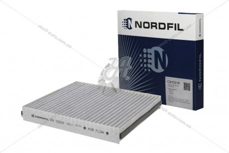 Фильтр салона (угольный) NIissan X-Trail 2.0, 2.5 (01-), Murano 3.5 (03-), Teana 2.0-3.5 (03-08)/Subaru Forester 2.0, 2.5 (02-)/Infiniti FX45 4.5 (03- NORDFIL CN1031K