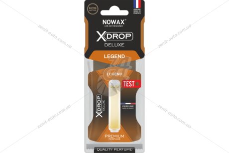 Ароматизатор целюлозний з капсулою X Drop Deluxe Legend NOWAX 'NX00066