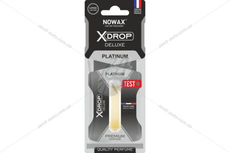 Ароматизатор целюлозний з капсулою X Drop Deluxe Platinum NOWAX 'NX00067