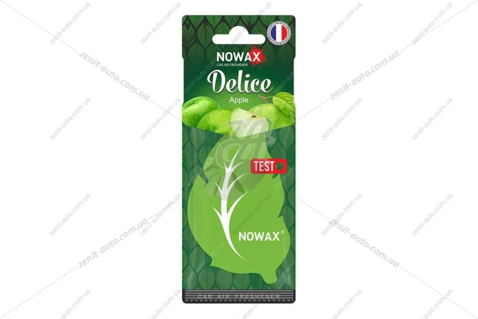 Ароматизатор - стікер паперовий Delice Apple Nowax NOWAX NX00076 (фото 1)