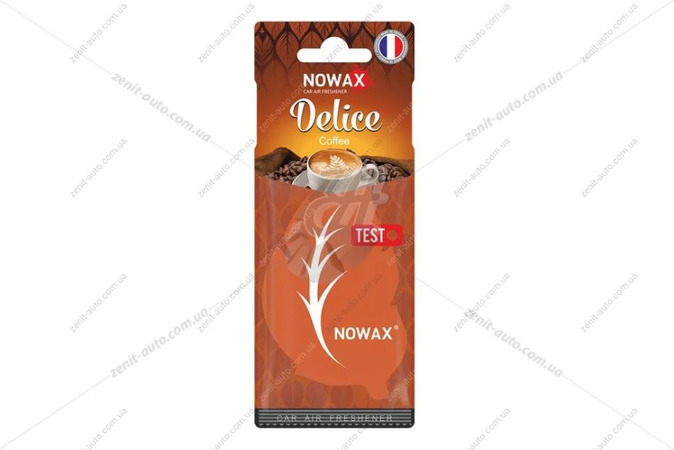 Ароматизатор - стікер паперовий Delice Coffe Nowax NOWAX NX00080 (фото 1)