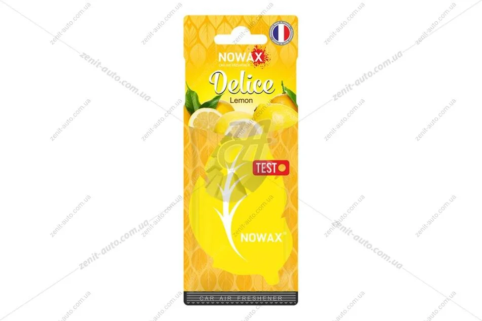 Ароматизатор - стікер паперовий Delice Lemon Nowax NOWAX NX00081 (фото 1)