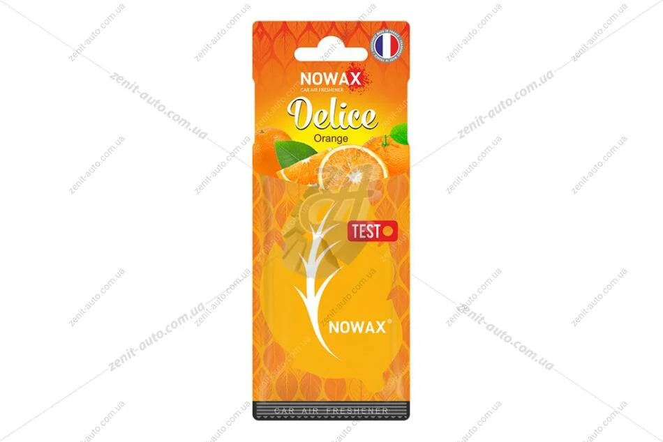 Ароматизатор - стікер паперовий Delice Orange Nowax NOWAX NX00083 (фото 1)