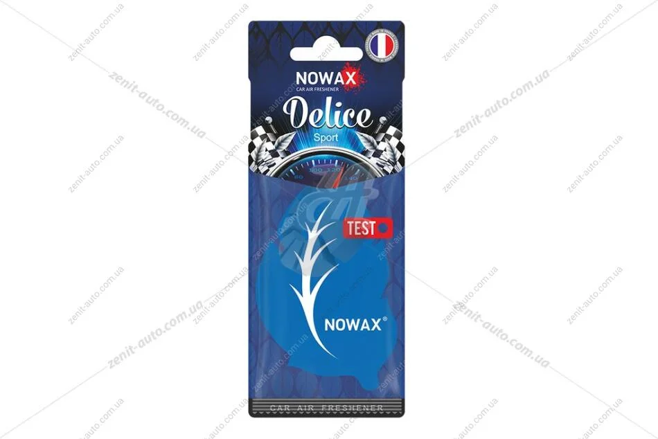 Ароматизатор - стікер паперовий Delice Sport Nowax NOWAX NX00085 (фото 1)