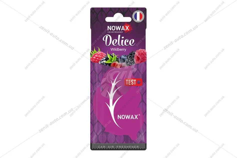 Ароматизатор - стікер паперовий Delice WILDBERRY Nowax NOWAX NX00089 (фото 1)