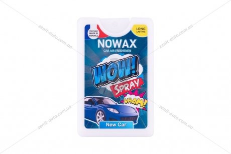 Ароматизатор воздуха спрей WOW Spray 18ml - New car NOWAX NX00141