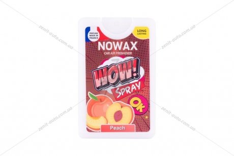 Ароматизатор воздуха спрей WOW Spray 18ml - Peach NOWAX NX00142 (фото 1)