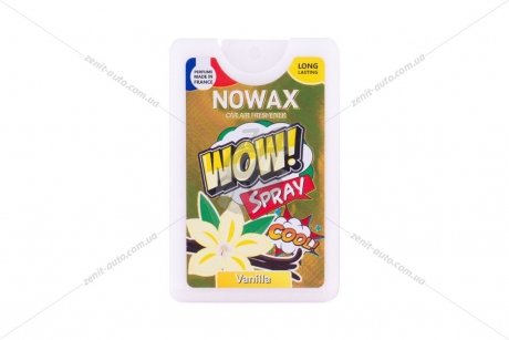 Ароматизатор воздуха спрей WOW Spray 18ml - Vanilla NOWAX NX00144
