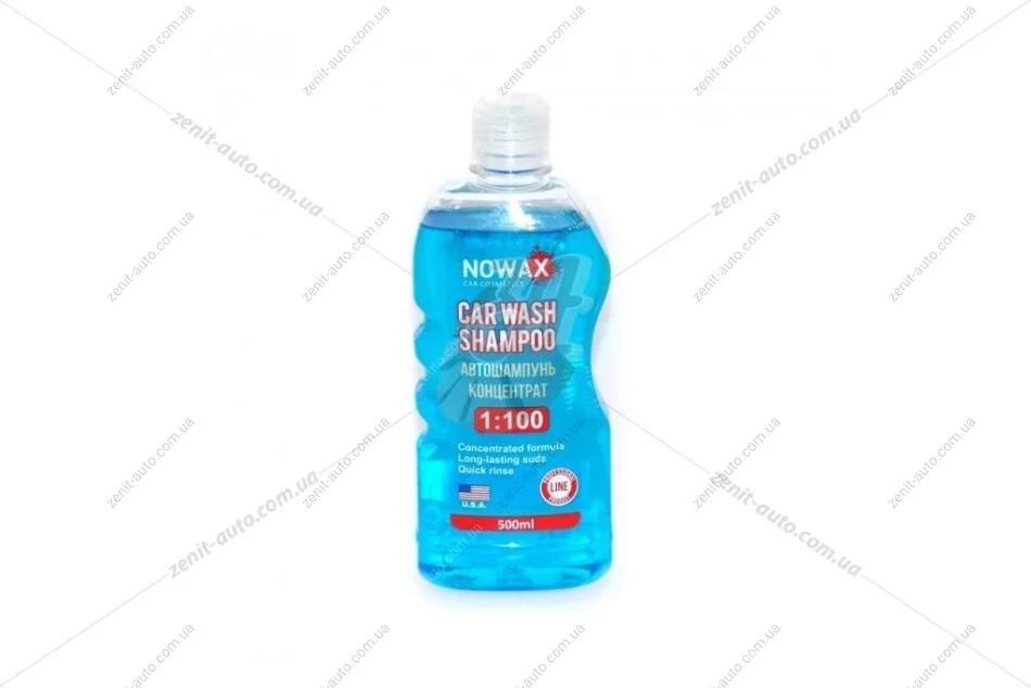 Автошампунь концентрат 1:100 500мл Car Wash Shampoo Nowax NOWAX NX00500 (фото 1)