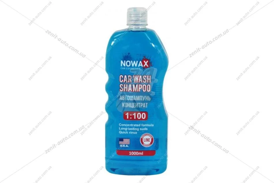 Автошампунь концентрат 1:100 1000мл Car Wash Shampoo Nowax NOWAX NX01000 (фото 1)
