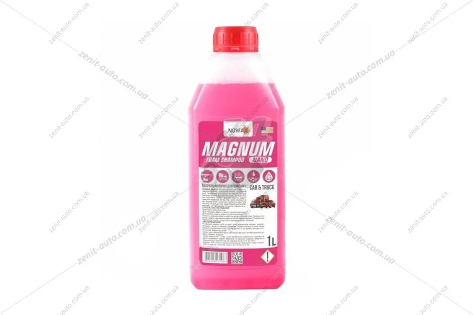 Автошампунь суперконцентрат для ручного миття 1000мл MAGNUM NANO FOAM SHAMPOO Nowax NOWAX NX01190 (фото 1)