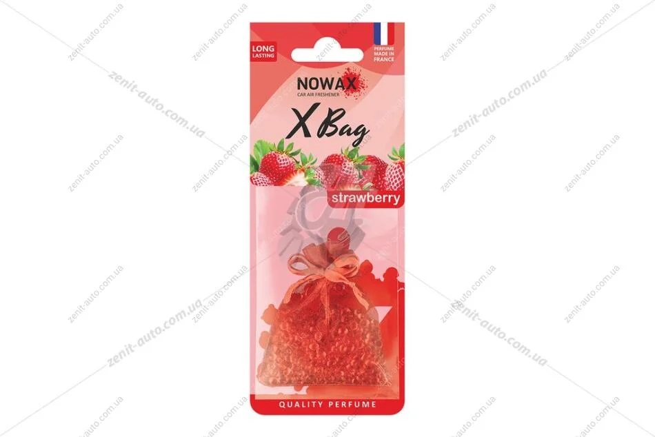 Ароматизатор мішечок X bag 20 гр Strawberry Nowax NOWAX NX07560 (фото 1)