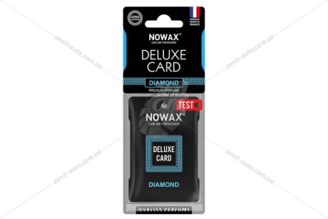 Ароматизатор целюлозний 6гр Deluxe Card Diamond NOWAX 'NX07729