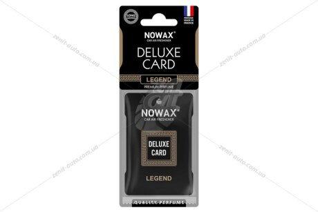 Ароматизатор целюлозний 6гр Deluxe Card Legend NOWAX 'NX07730