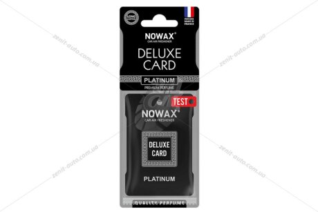 Ароматизатор целюлозний 6гр Deluxe Card Platinum NOWAX 'NX07735