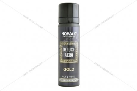 Ароматизатор воздуха спрей DELUXE Spray 50ml CAR & HOME Parfume GOLD NOWAX NX07748 (фото 1)