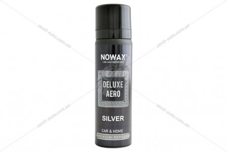 Ароматизатор воздуха спрей DELUXE Spray 50ml CAR & HOME Parfume SILVER (ПОДАРОК) NOWAX 'NX07749PROMO