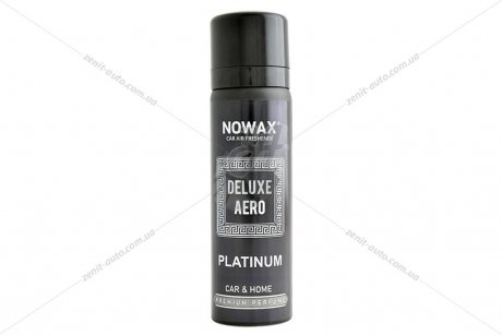 Ароматизатор воздуха спрей DELUXE Spray 50ml CAR & HOME Parfume PLATINUM NOWAX NX07752