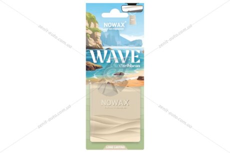 Ароматизатор пластиковий "Wave" - Caribbean NOWAX 'NX07776