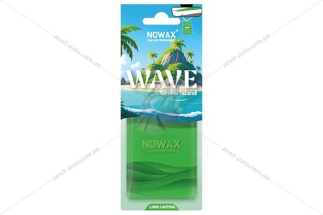 Ароматизатор пластиковий "Wave" - Green Island NOWAX 'NX07777