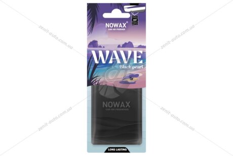 Ароматизатор пластиковий "Wave" - Black Pearl NOWAX 'NX07782