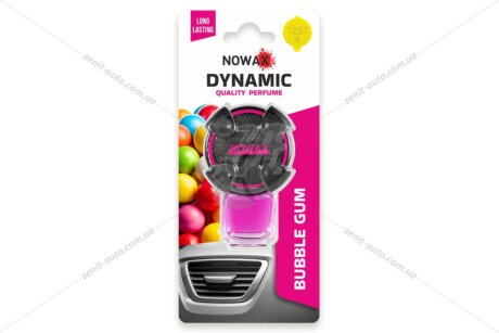 Ароматизатори на дефлектор "Dynamic" - Bubble Gum NOWAX 'NX07786