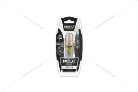 Ароматизатор повітря "Polo Deluxe" 7ml - Cotton NOWAX 'NX07816