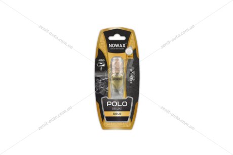 Ароматизатор повітря "Polo Deluxe" 7ml - Gold NOWAX 'NX07818