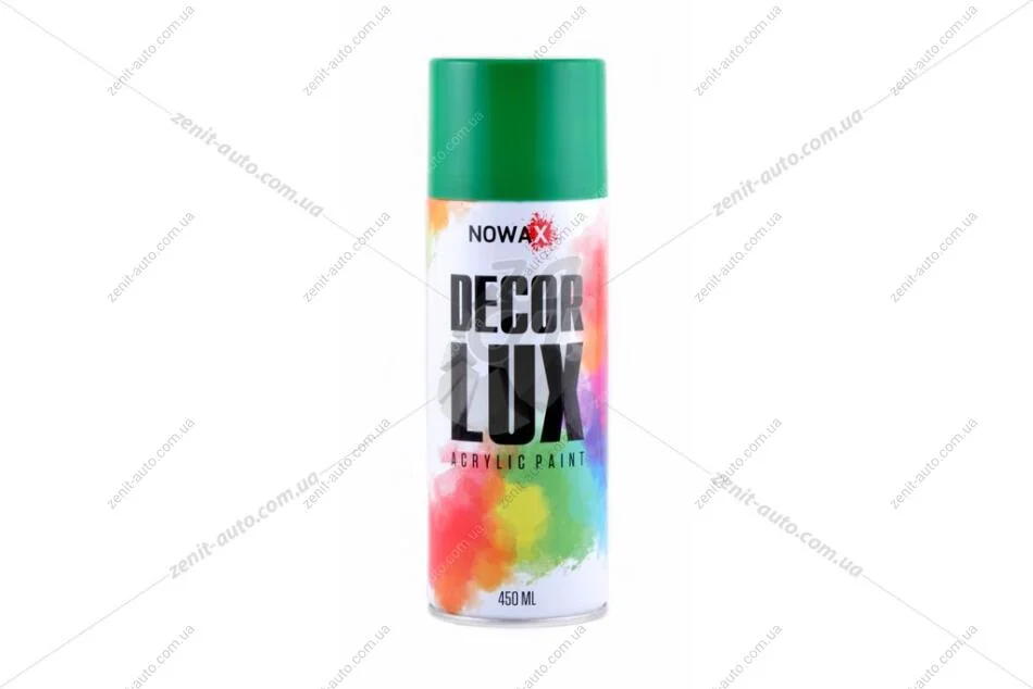 Краска акриловая спрей (зеленый) (6026) DECOR LUX Nowax NOWAX NX48029 (фото 1)