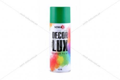 Краска акриловая спрей (зеленый) (6005) DECOR LUX NOWAX NX48029