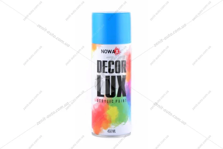 Фарба акрилова спрей (світло-блакитний) (5012) DECOR LUX Nowax NOWAX 'NX48031 (фото 1)