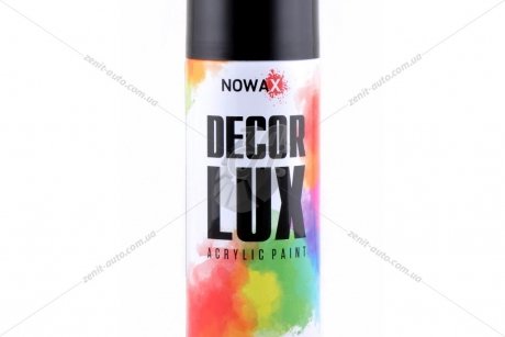 Краска высокотемпературная 650° (черный) (9005) DECOR LUX NOWAX NX48037 (фото 1)