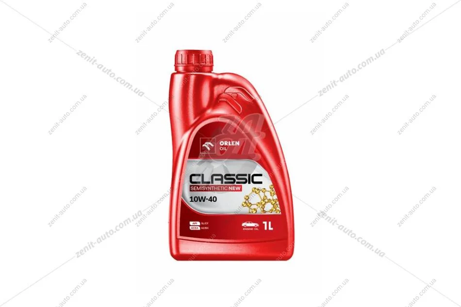 Масло ДВС 10W-40 CLASSIC, API SL/CF, ACEA A3/B3, MB229.1, 1л, п/синт. ORLEN 'QFO878B10 (фото 1)