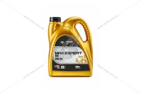 Олива моторна 5W-30 MAXEXPERT V, API SN, ACEA C3, VW 504 00/507 00, (4+1) 5л, синт. ORLEN 'QFO931B40