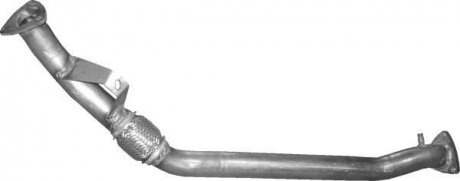 Глушник, алюм. сталь, передн. част. Audi A4 2.0 FSI 07/02-12/04 POLMOSTROW 01.127