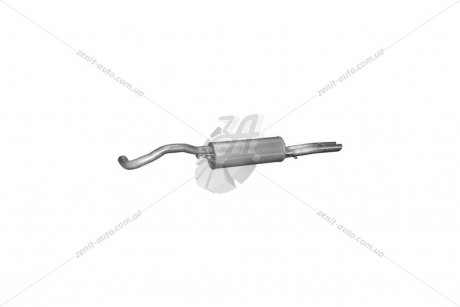 Глушник (задня частина) алюмінійована сталь Audi A4 1.8T (95-01) POLMOSTROW 01.20 (фото 1)