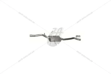 Глушитель, алюм. сталь, середн. часть Audi A5 1.8 TFSi 09.12-01.17 Coupe Polmostrow POLMOSTROW 01.37