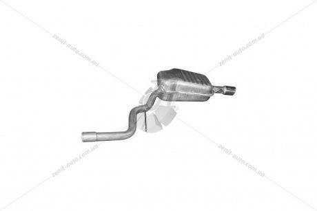 Глушитель, алюм. сталь, задн.часть Audi A4 1.8 POLMOSTROW 01.45 (фото 1)