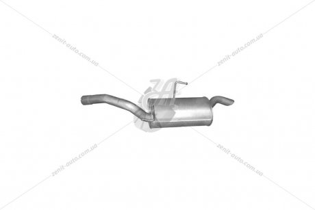Глушитель (задняя часть) алюминизированная сталь Citroen Jumpy 2.0/Fiat Scudo/Peugeot Expert POLMOSTROW 04.120 (фото 1)