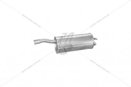Глушитель (задняя часть) алюминизированная сталь Fiat Doblo 1.6i, 1.9D (00-05) POLMOSTROW 07.414