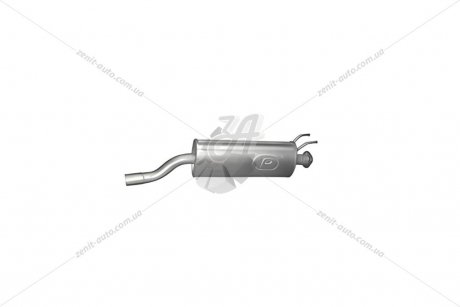 Глушник, алюм. сталь, середн. част. Honda Civic POLMOSTROW 09.17