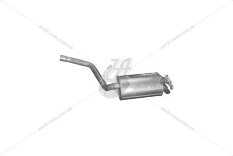 Глушитель алюм. сталь, задн. часть Mercedes 190-W201 Polmostrow POLMOSTROW 13.55