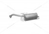 Глушитель, алюм. сталь, задняя часть Nissan Micra 1.0-1.4i; 1.5dCi 11/02-04/05 POLMOSTROW 15.239 (фото 1)