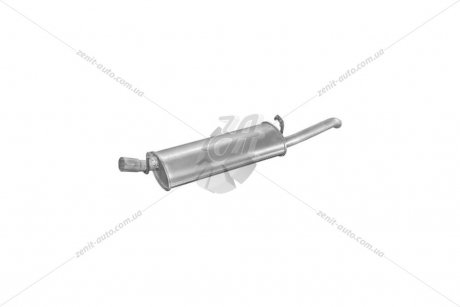 Глушитель (задняя часть) алюминизированная сталь Opel Ascona C 1.6, 2.0i POLMOSTROW 17.03 (фото 1)