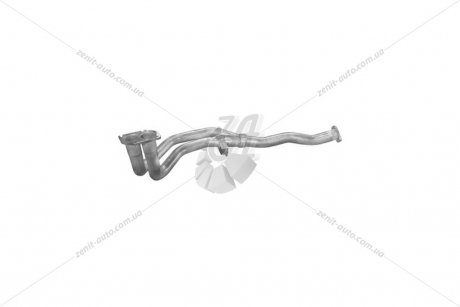 Глушитель, алюм. сталь, передн. часть Opel Astra 1.8 07-91-95/1.8 92-95/ POLMOSTROW 17.423 (фото 1)